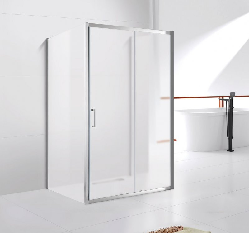 Душевой уголок матовое стекло 130x80x195см Cezares MOLVENO-AH-12-130/80-P-Cr