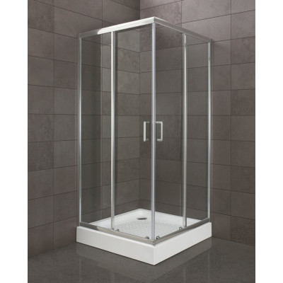 Душевой уголок 100х100х195см Belbagno UNO-195-A-2-100-C-Cr