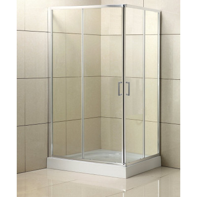 Душевой уголок 100х80х195см Belbagno UNO-195-AH-2-100/80-C-Cr
