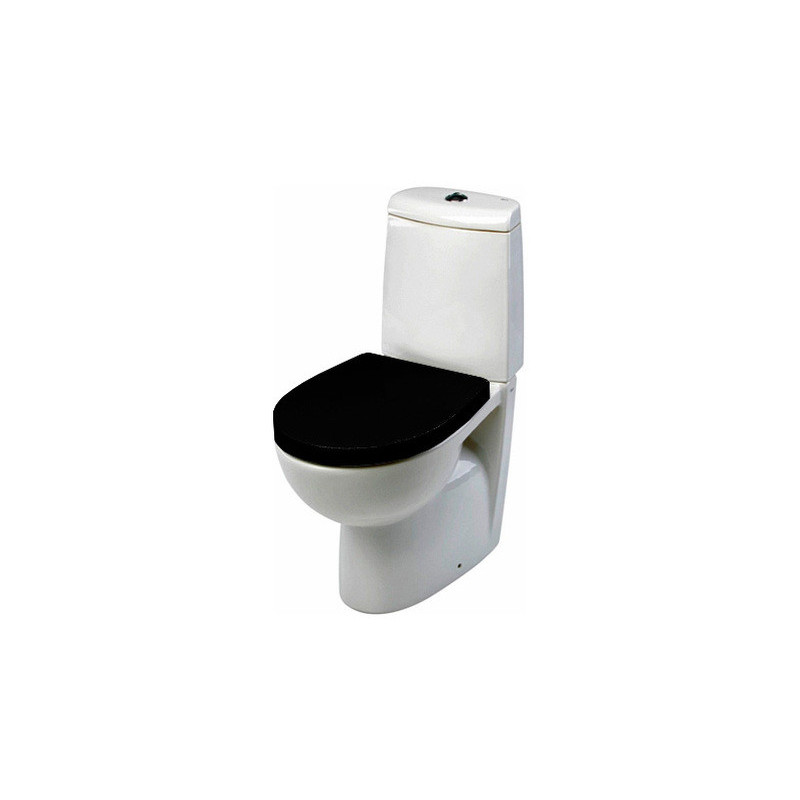 Крышка для чаши Roca Victoria Nord Soft Close Black Edition ZRU9302627 петли хром
