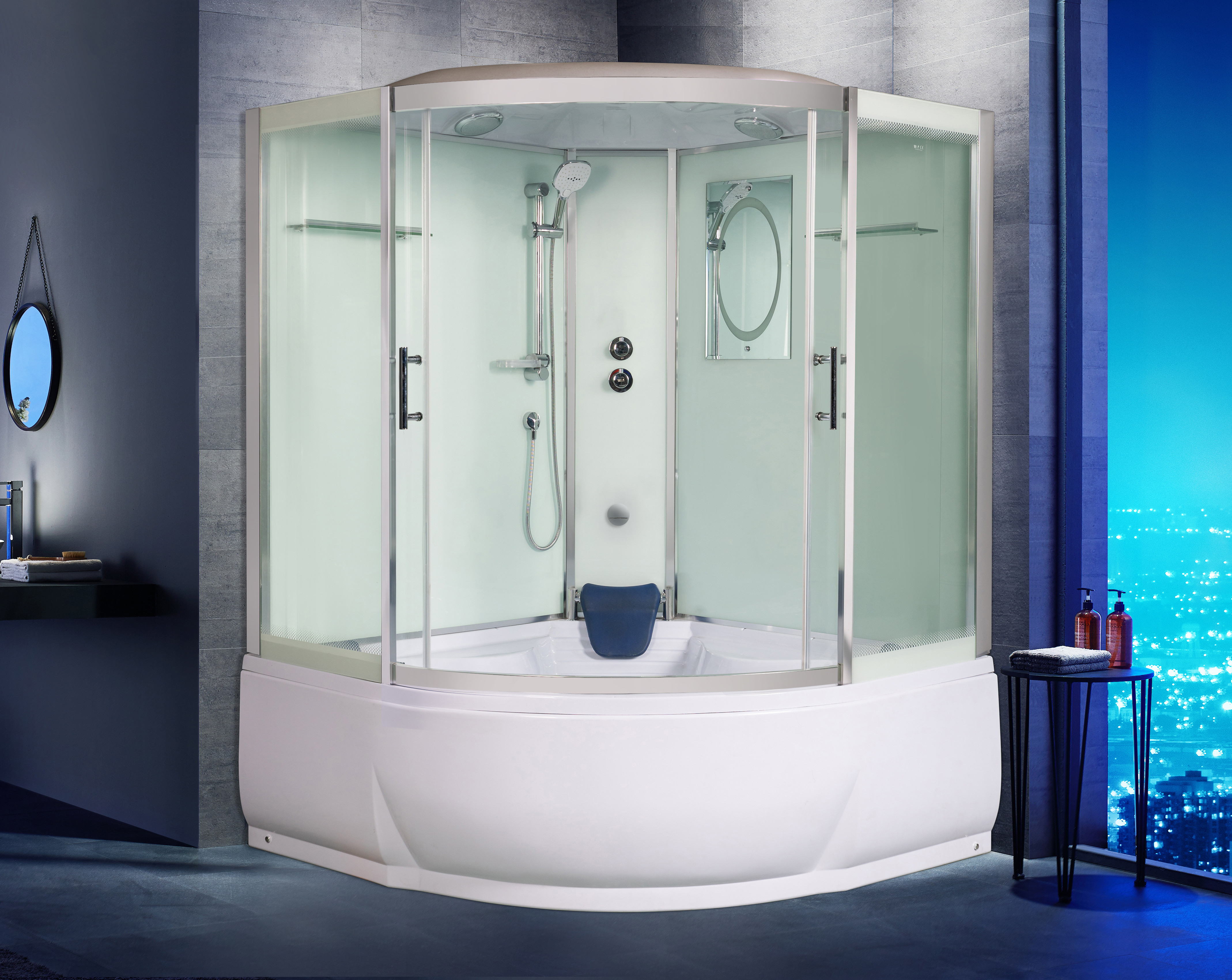 Душевая кабина 150х150х217см Welt Wasser WW500 EMMER 15055-2