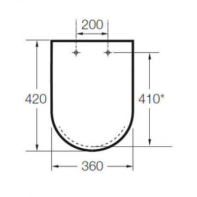 Крышка для чаши Roca Hall 801620004