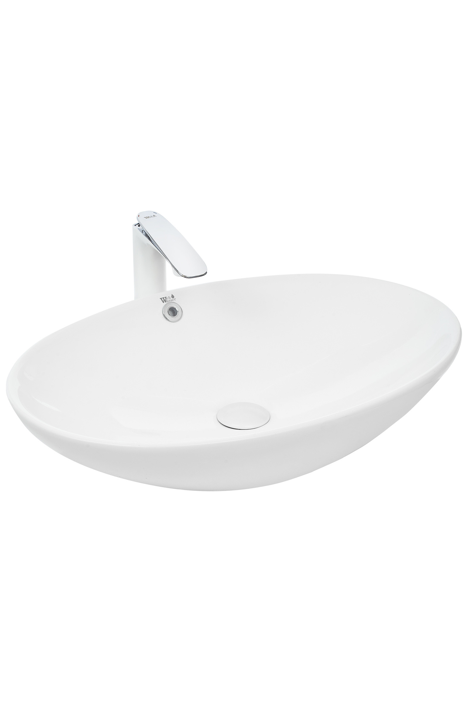 Накладная раковина 62.5х41.5х15см Welt Wasser WW SK ELBACH 3077