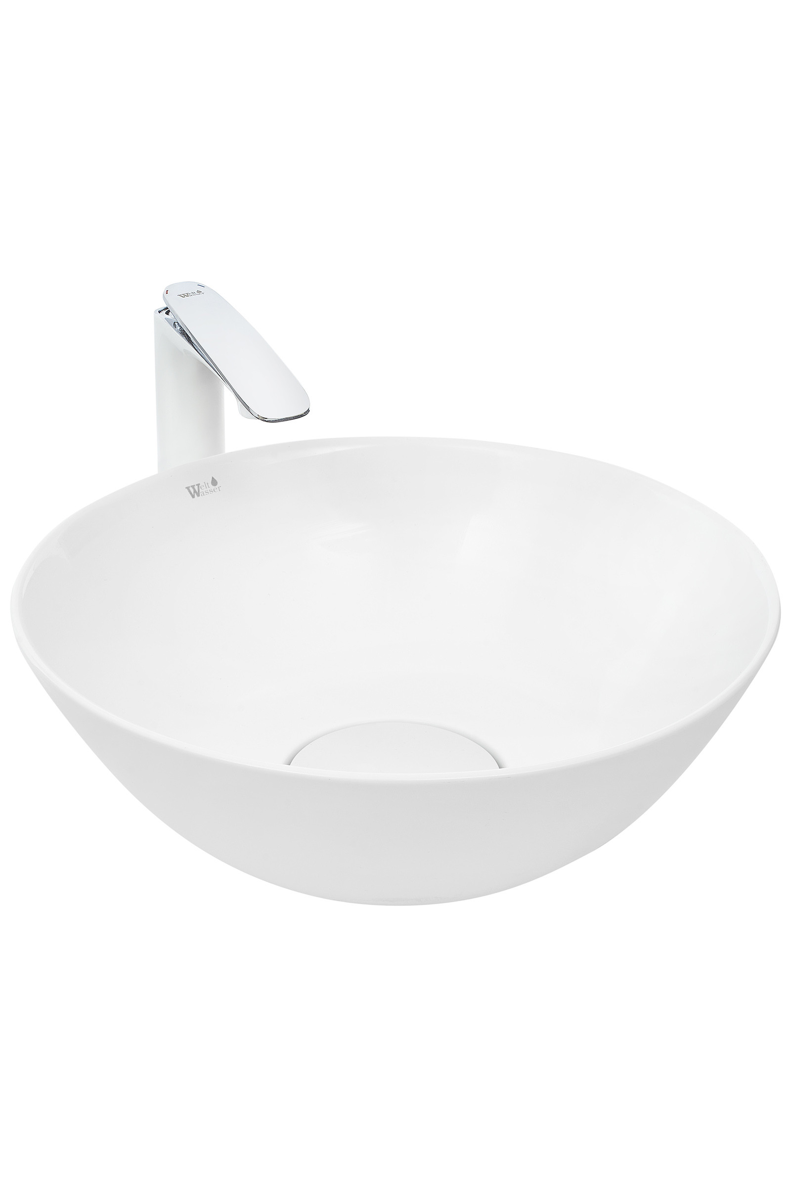 Накладная раковина 43х43х16см Welt Wasser WW SK ELBACH 3132