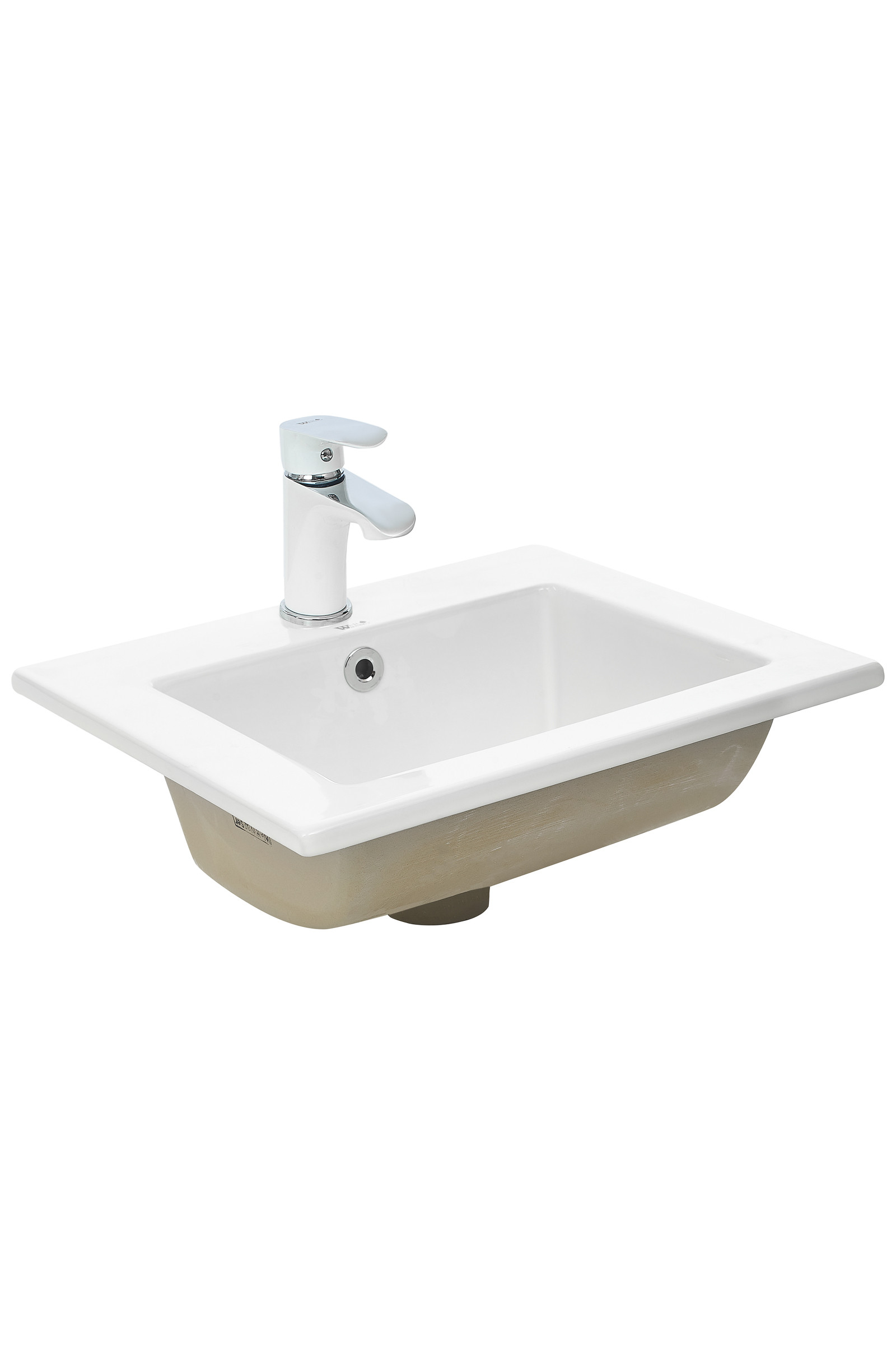 Врезная раковина 42х42х17см Welt Wasser WW SK DEILBACH 6037