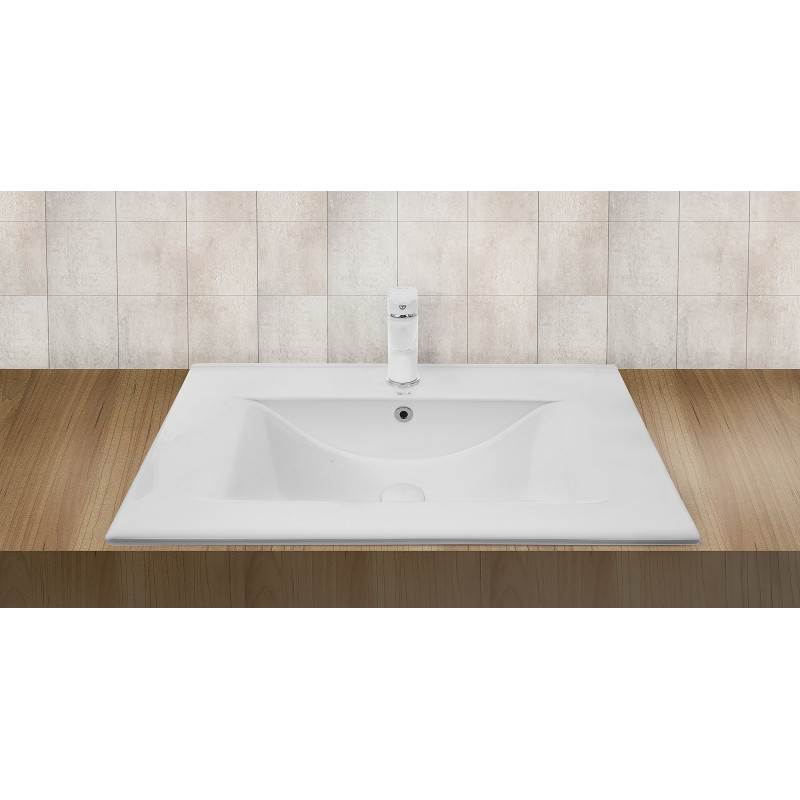 Врезная раковина 80х47х18см Welt Wasser WW SK DEILBACH 7505-80