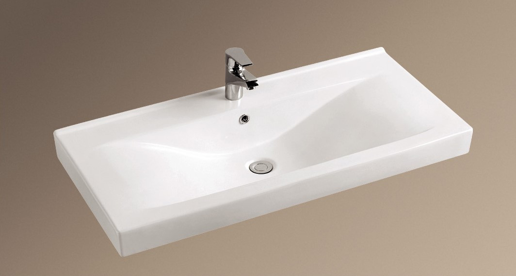 Врезная раковина 100х47х18см Welt Wasser WW SK DEILBACH 7508-100