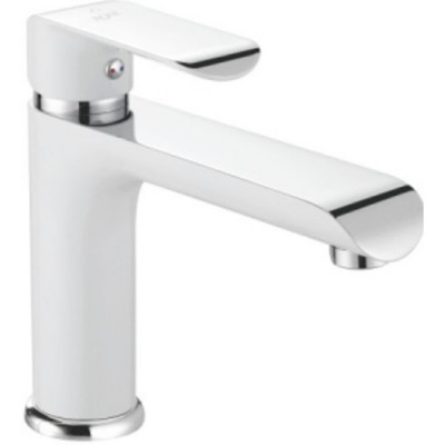 Смеситель для раковины белый Rose R2101F-1