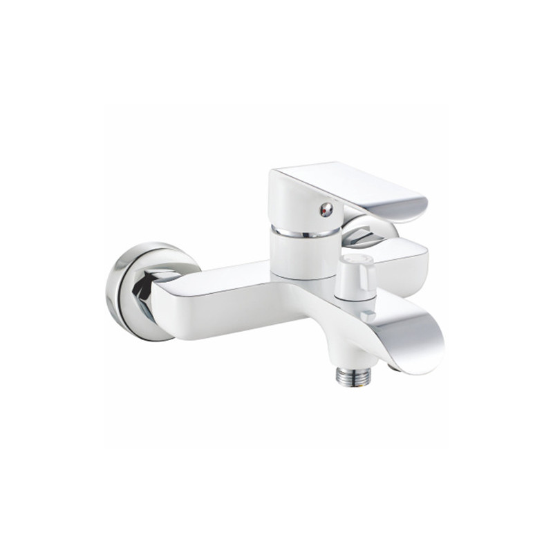 Смеситель для ванны белый Rose R2102F