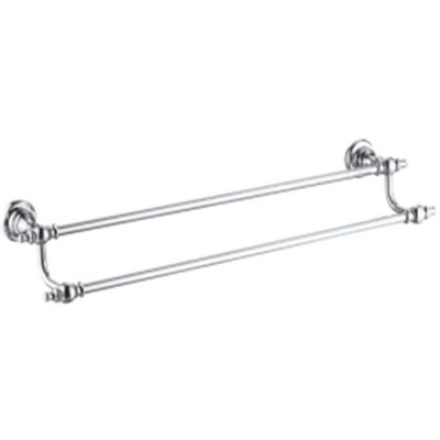 Держатель полотенец двойной хром Rose RG1127