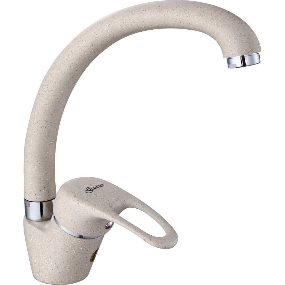 Смеситель для кухни бежевый Ganzer Angelika GZ 08023A