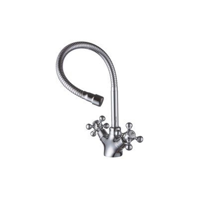 Смеситель для кухни с гибким изливом хром Ganzer Konstantin GZ 09023