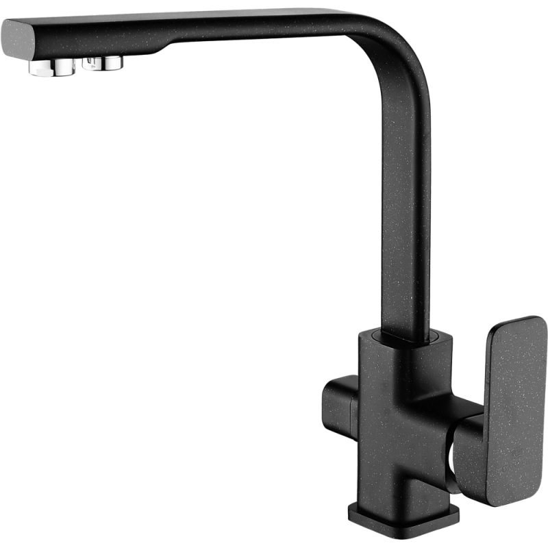 Смеситель для кухни чёрный Ganzer Stefan GZ 12025C
