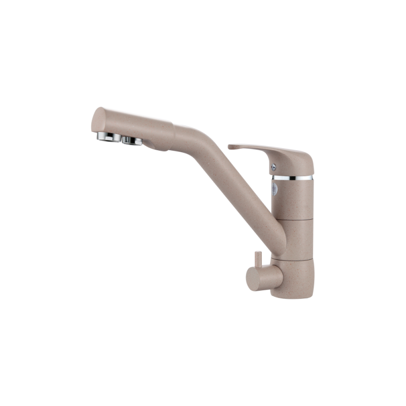 Смеситель для кухни бежевый Ganzer Rein GZ 16026B