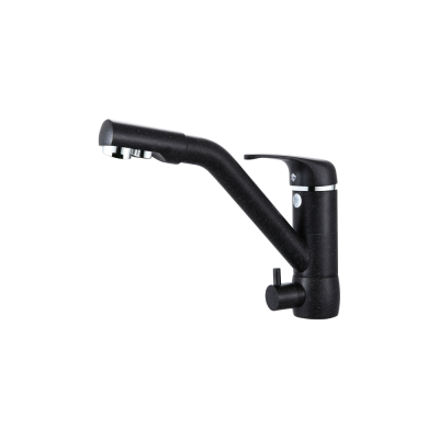 Смеситель для кухни чёрный Ganzer Rein GZ 16026C