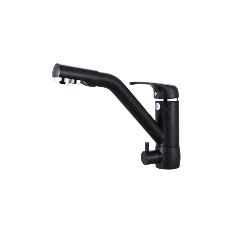 Смеситель для кухни чёрный Ganzer Rein GZ 16026C