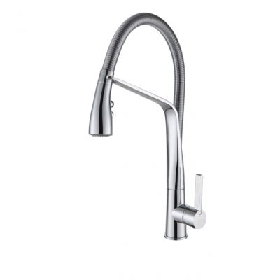 Смеситель для кухни с гибким изливом хром Ganzer Rein GZ 16028
