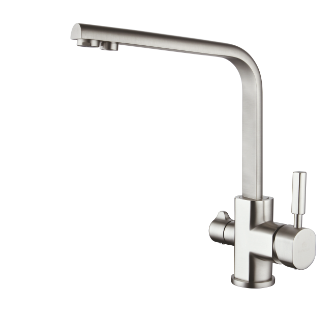Смеситель для кухни матовый хром Ganzer Rein GZ 16034G