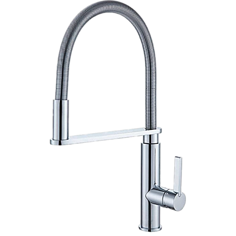 Смеситель для кухни с гибким изливом хром Ganzer Rein GZ 16036