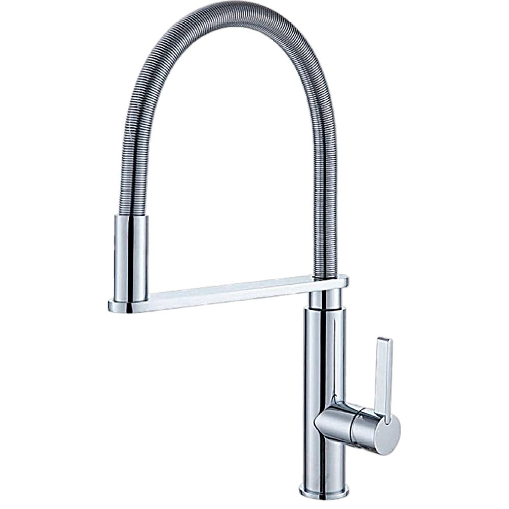 Смеситель для кухни с гибким изливом хром Ganzer Rein GZ 16036