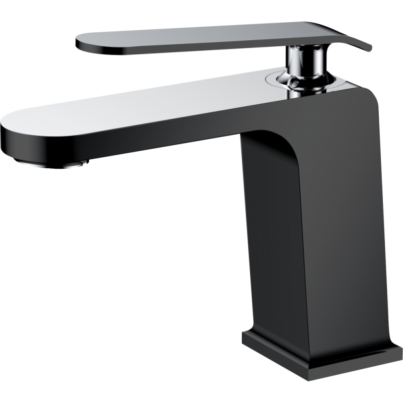 Смеситель для раковины чёрный Ganzer GZ 26011C