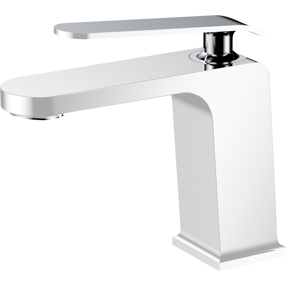 Смеситель для раковины белый Ganzer GZ 26011F
