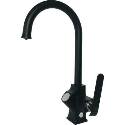 Смеситель для кухни чёрный Ganzer GZ 26025C