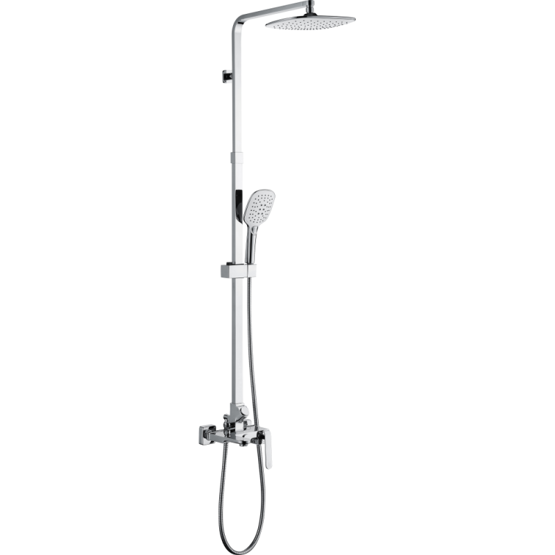Душевая стойка со смесителем хром Ganzer GZ 26061