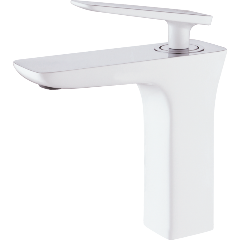 Смеситель для раковины белый Ganzer Serenity GZ 51011F