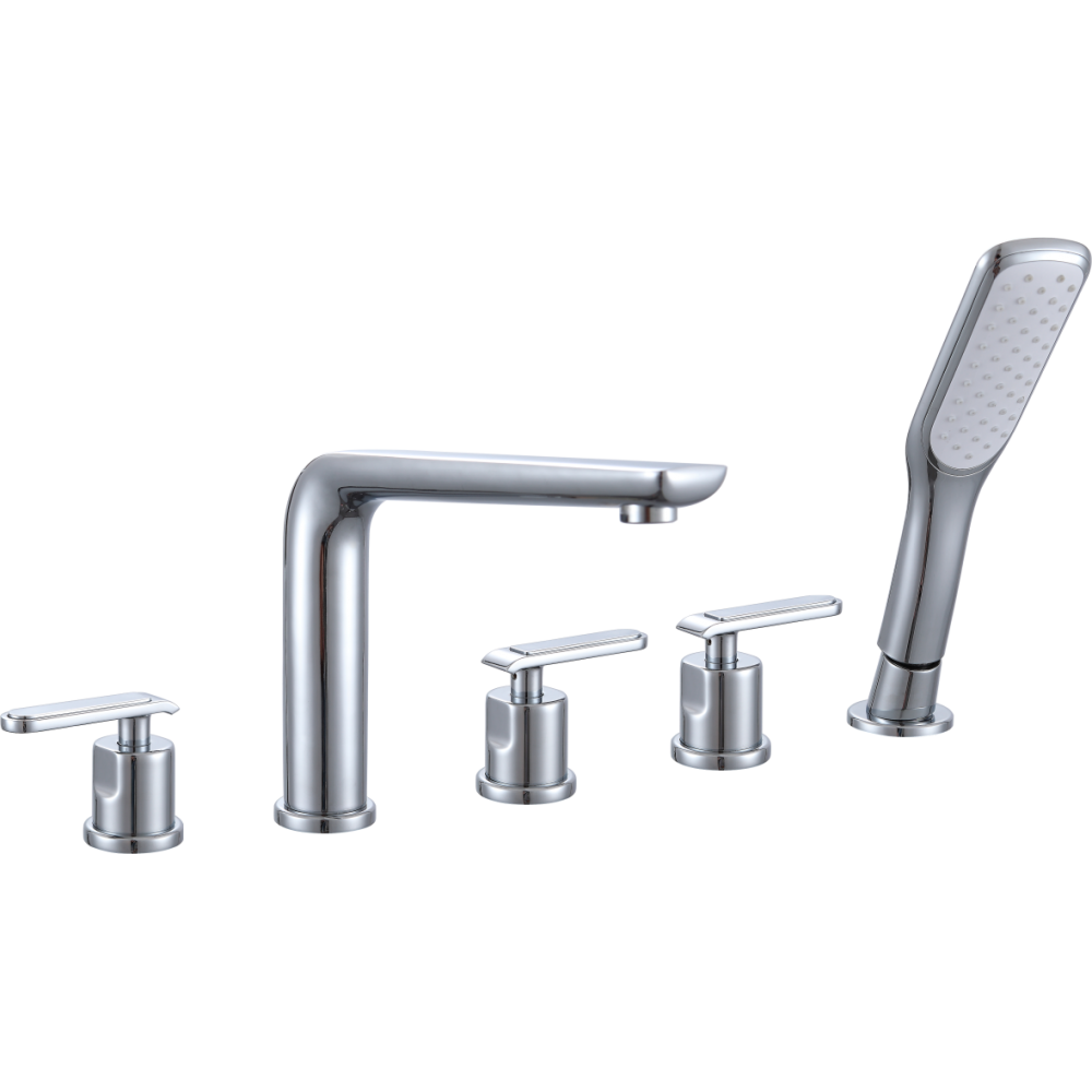 Смеситель на борт ванны хром Ganzer Haiger GZ 52031
