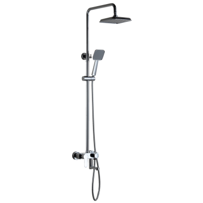 Душевая стойка со смесителем хром Ganzer GZ 25069