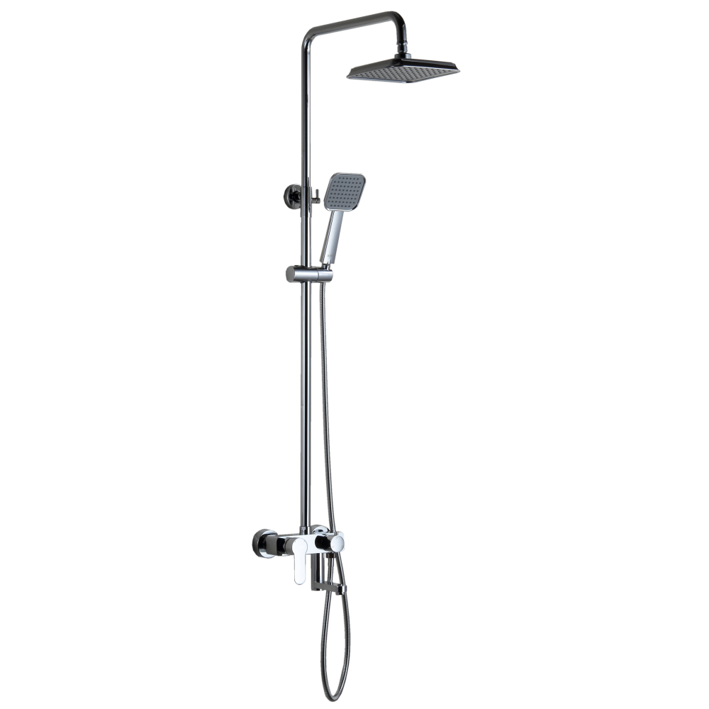 Душевая стойка со смесителем хром Ganzer GZ 25069