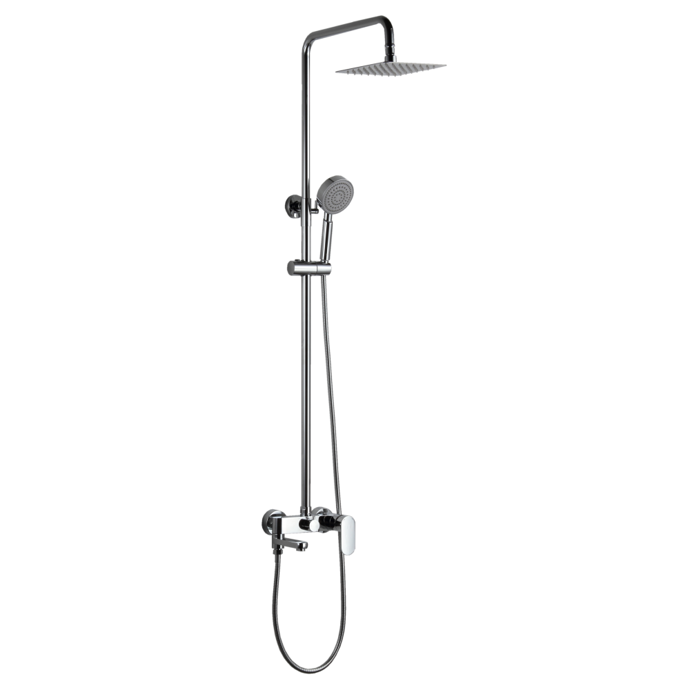 Душевая стойка со смесителем хром Ganzer GZ 25065