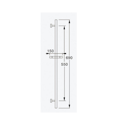 Душевой гарнитур хром Ganzer GZ 8627