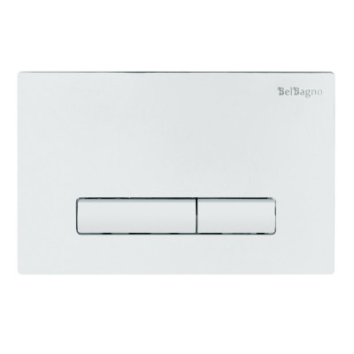 Кнопка смыва белая Belbagno BB018-GV-BIANCO