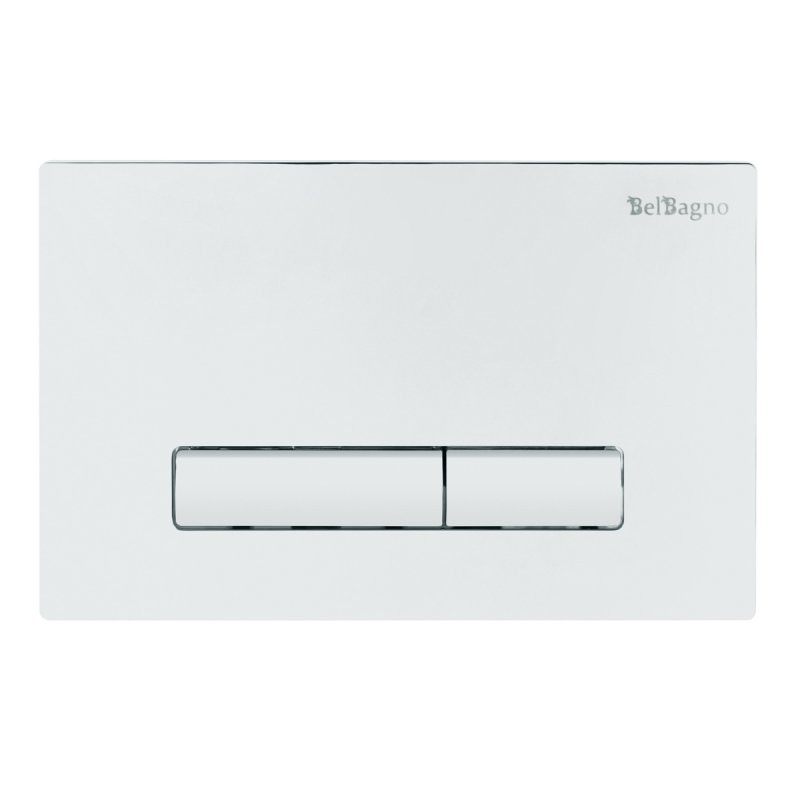 Кнопка смыва белая Belbagno BB018-GV-BIANCO