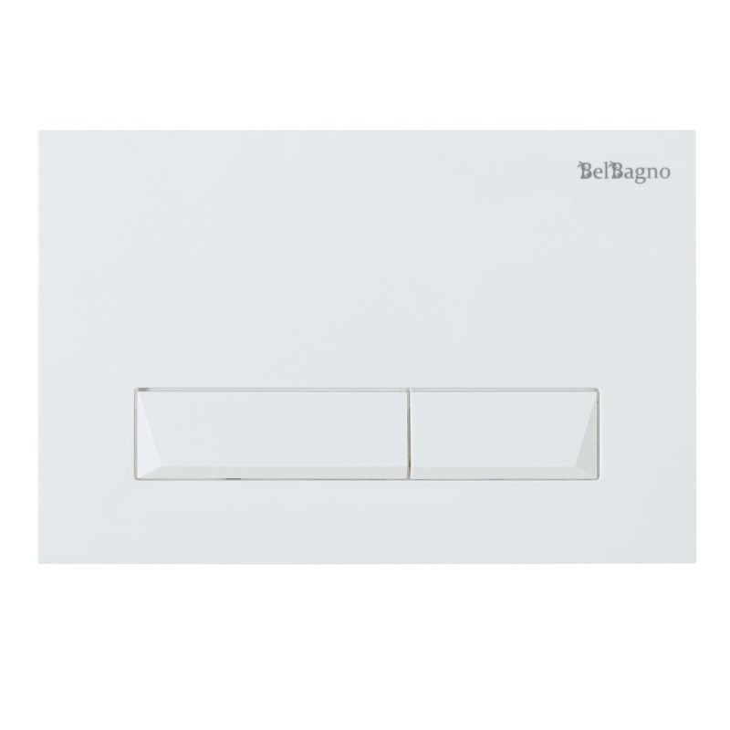 Кнопка смыва белая Belbagno BB009-MR-BIANCO