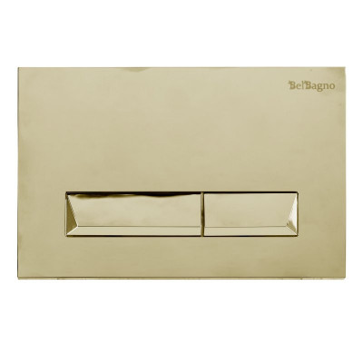 Кнопка смыва Belbagno Marmi BB013-MR-ORO золото глянец