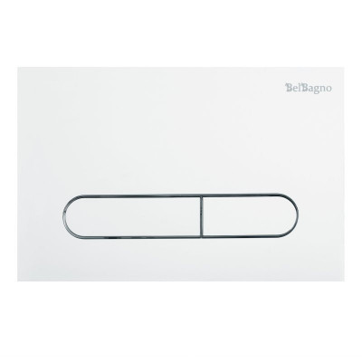 Кнопка смыва белая Belbagno BB004-PR-BIANCO