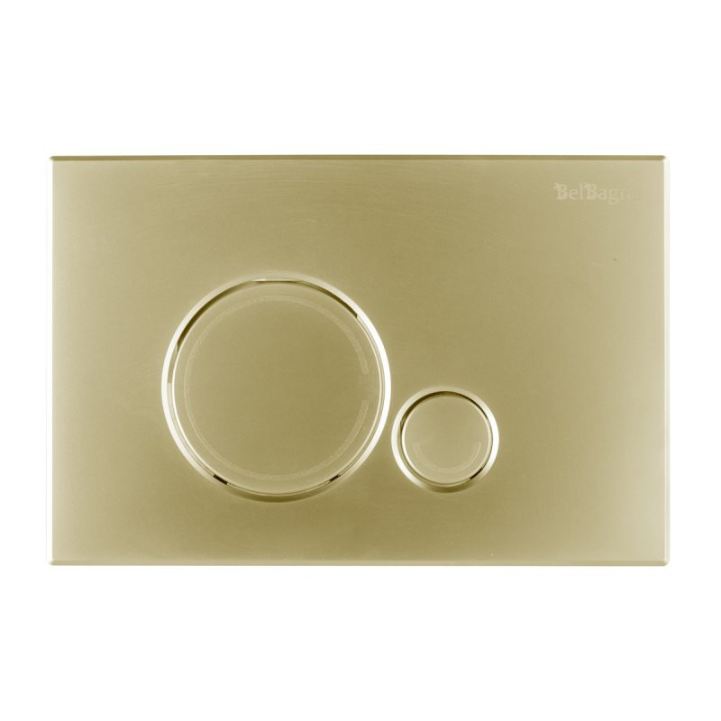 Кнопка смыва золото Belbagno BB018-SR-ORO