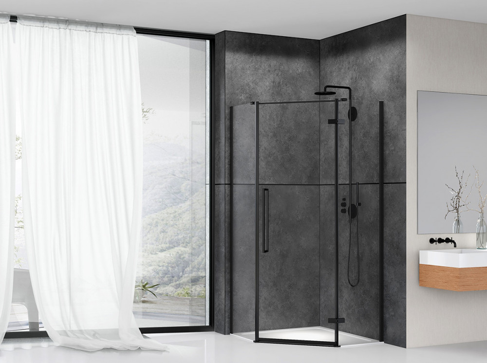 Душевой уголок 80x80х195см Abber AG05080B