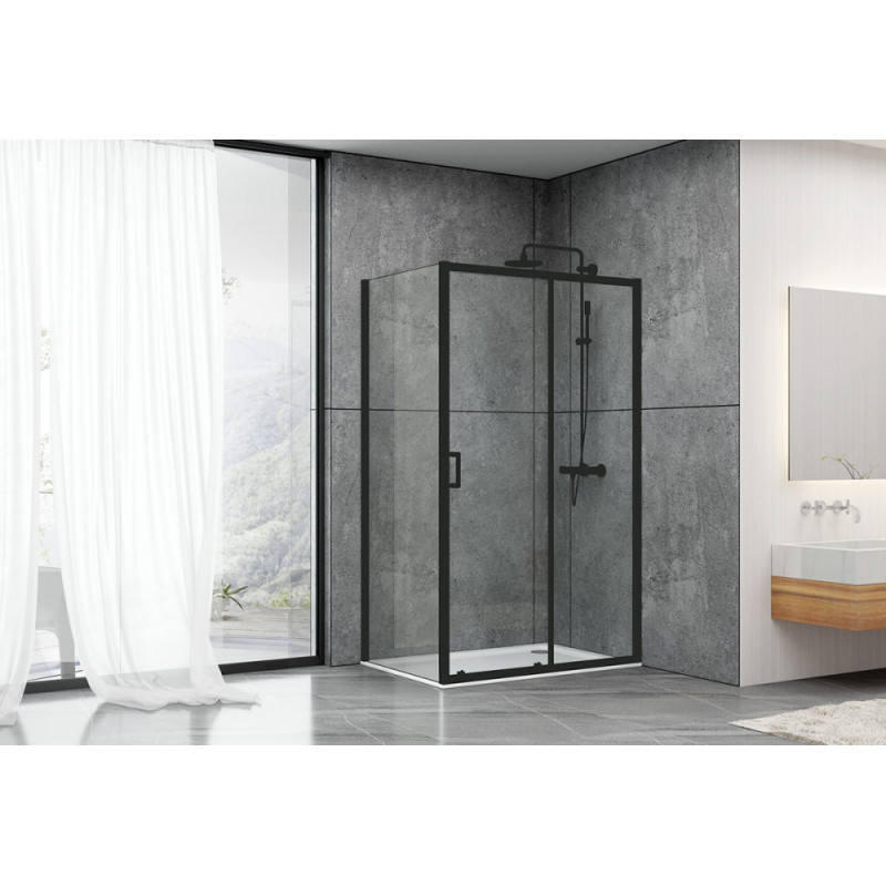 Душевой уголок 100x90х190см Abber AG30100B-S90B
