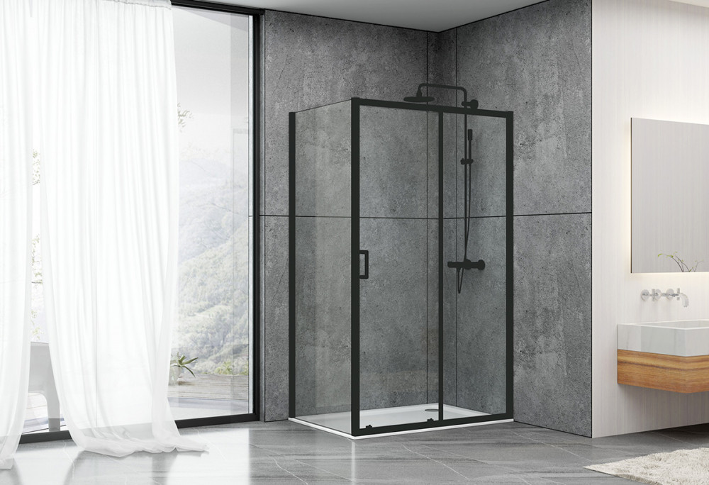 Душевой уголок 110x80х190см Abber AG30110B-S80B