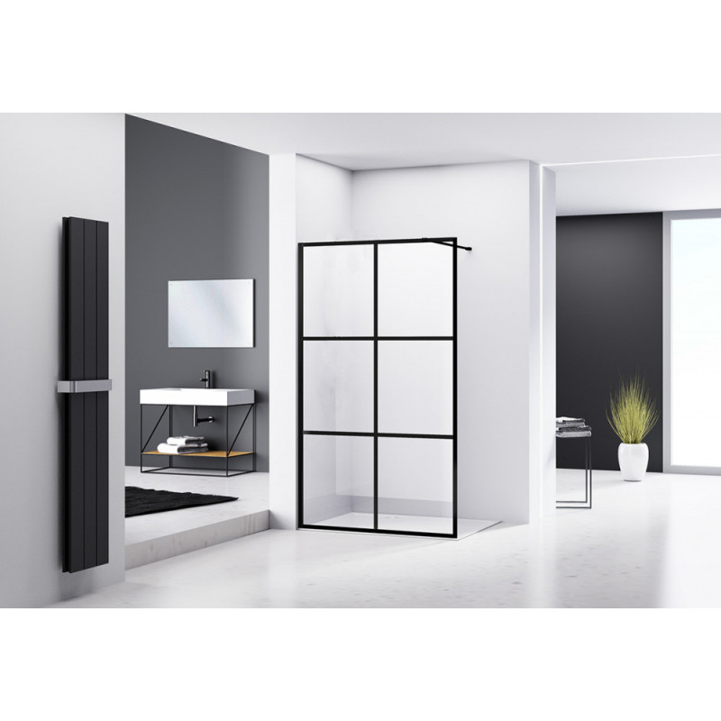 Душевая перегородка 120x200см Abber AG62120B