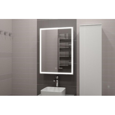 Зеркальный шкаф с подсветкой Art&Max AM-Tec-600-800-1D-R-DS-F