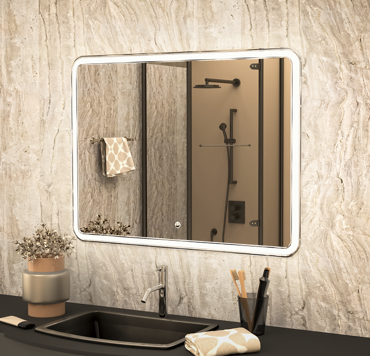 Зеркало с подсветкой Art&Max AM-Vit-600-800-DS-F
