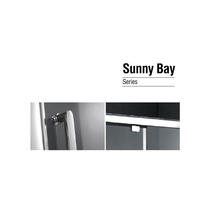 Душевой уголок 120x100х190см Gemy S28191BM-A100M