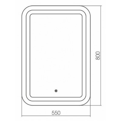 Зеркало с подсветкой Grossman 555800
