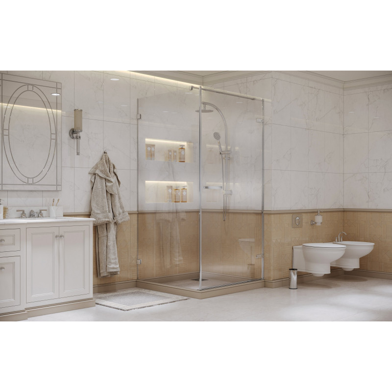 Душевой уголок правый 100x100х200см Abner Ambassador 10011102R