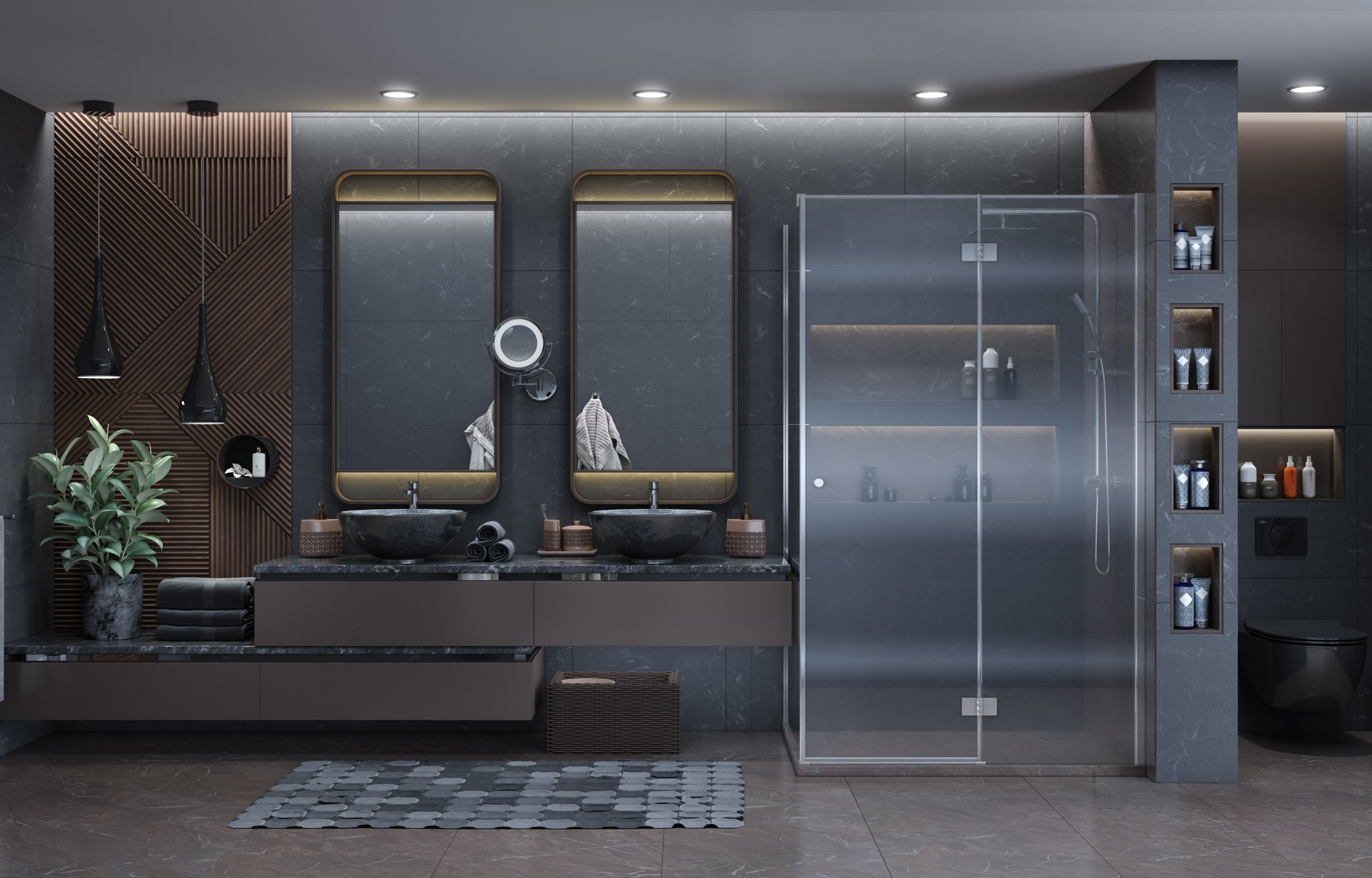 Душевой уголок правый 120x90х200см Daimond Ambassador 12011108R